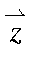 $\stackrel{\rightharpoonup}{z}$