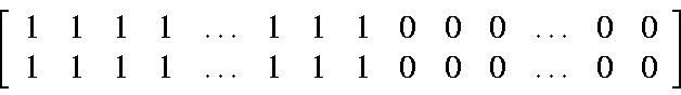 begin{displaymath}left[begin{array}{llllllllllllll}